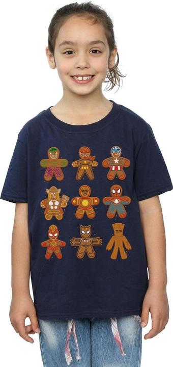 Immagine prodotto Avengers Christmas Gingerbread Maglietta Ragazze (128)