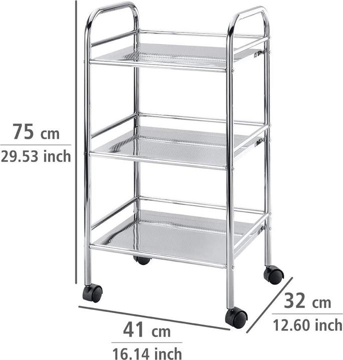 Actual product image Wenko Household/bathroom trolleys (32 x 41 x 75 cm)