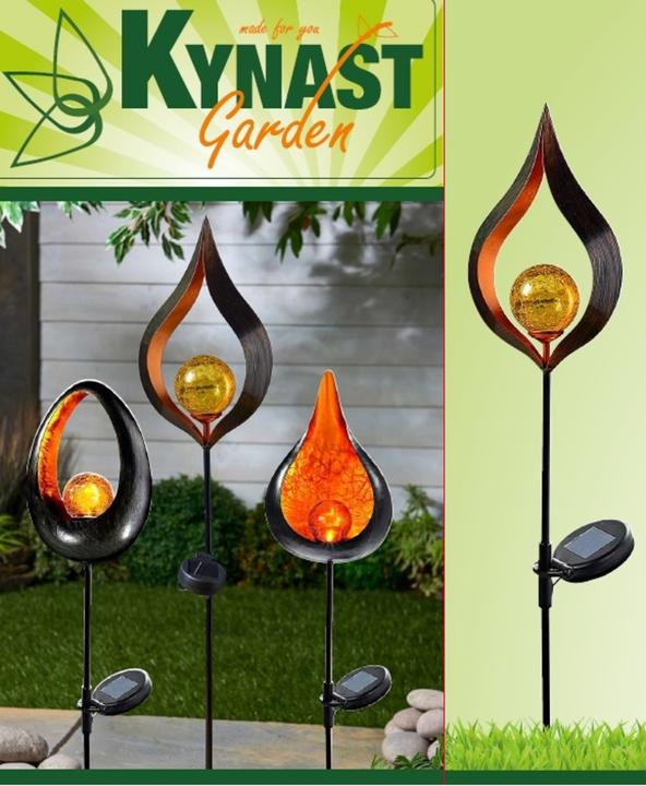 Actual product image Solar lantern Flame Effect / Fireball H 93 cm