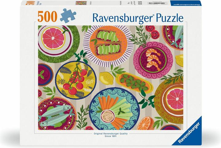 Produktbild Ravensburger Puzzle 12000776 - Leckeres Picknick - 500 Teile Puzzle für Erwachsene ab 12 Jahr (500 Teile)