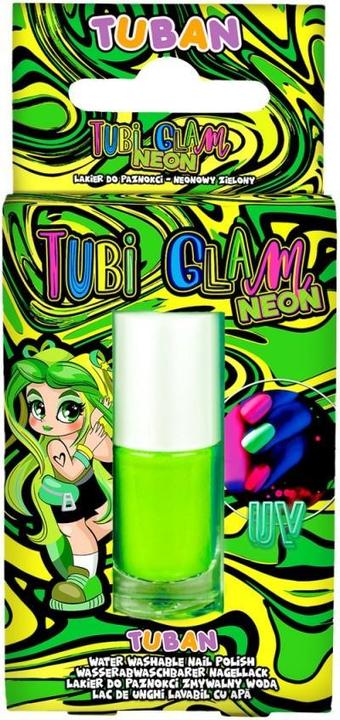 Produktbild Tuban Tubi Glam Nagellack – Neongrün 5 ml