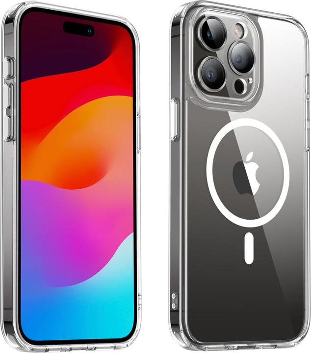 Valenta Back Cover Trend iPhone 15 Pro Transparent, Grundfarbe (Apple iPhone 15 Pro)