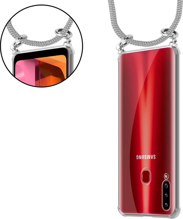 Produktbild Cadorabo TPU Handy Kette SILBER Cover