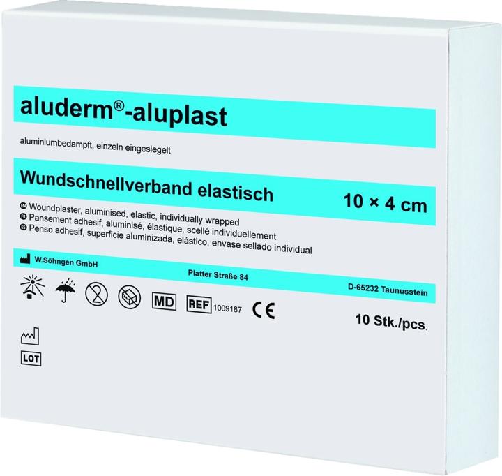 Immagine prodotto Söhngen aluderm medicazione rapida per ferite / cerotto elastico 10x4cm, singolo, 10 pz. (1 x)