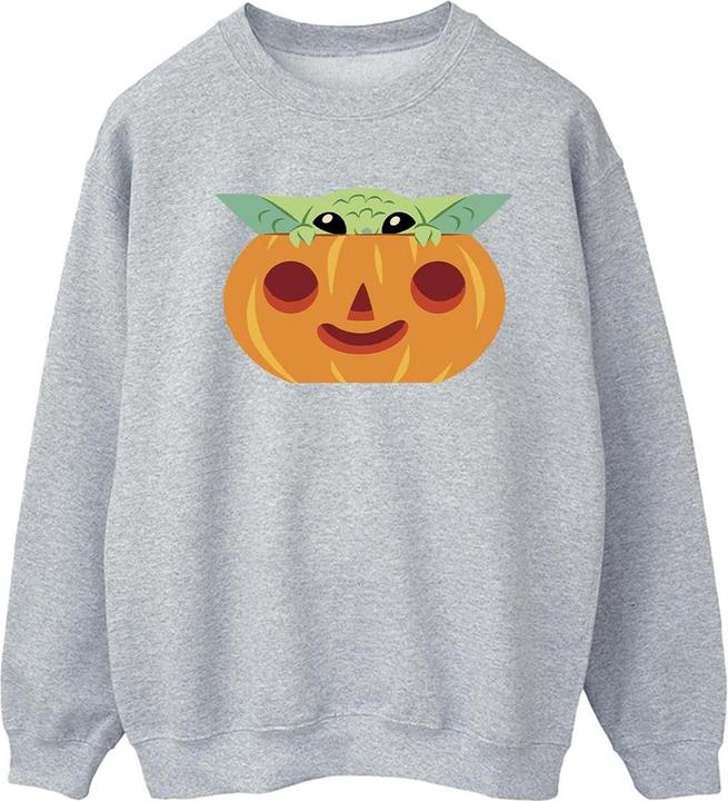 Actual product image Star Wars Womens/Ladies Grogu Pumpkin Sweatshirt (4XL)