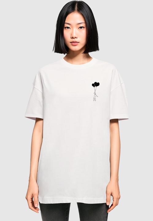 Actual product image Merchcode Ladies Love In The Air Oversized Boyfriend Tee - 136255 (L)