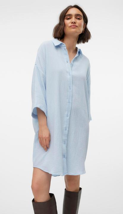 Produktbild Vero Moda VMNATALI 3/4 LONG OVERSHIRT NOOS Hemdblusenkleid (S)