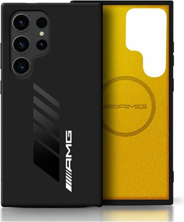 Immagine prodotto Mercedes AMG Oversize Rhombs MagSafe Case for Samsung Galaxy S25 Ultra - Black (Samsung Galaxy S25 Ultra)