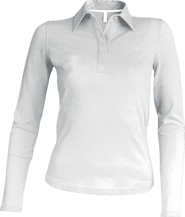 Kariban damen-poloshirt mit kurzen ärmeln blanc (XXL)