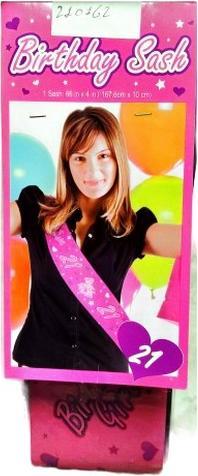 Immagine prodotto Generic 21° Compleanno Fascia