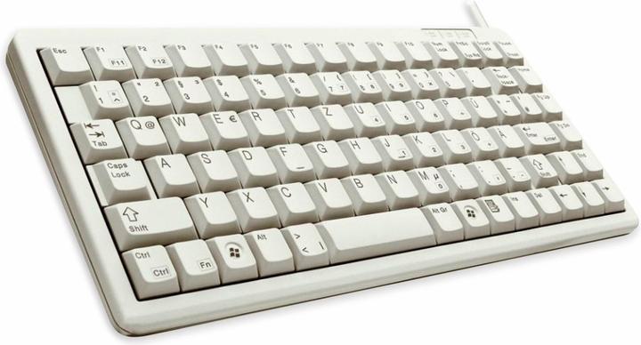 Produktbild CHERRY Tastatur grau Compact Layout DE (DE, Kabelgebunden)