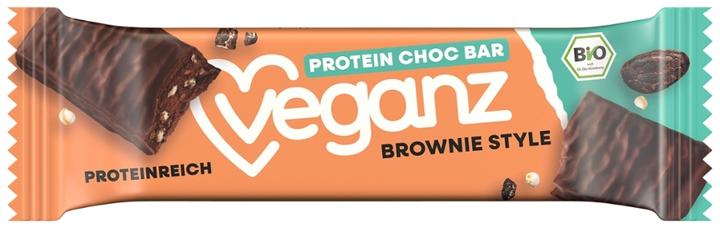Actual product image Veganz Protein Choc Bar Chocolate Brownie Style Organic (50 g)