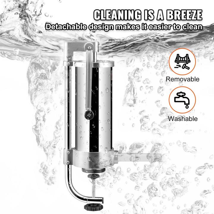 Actual product image Ich-zapfe Sausage filler, sausage filling machine, sausage press - 3 litres