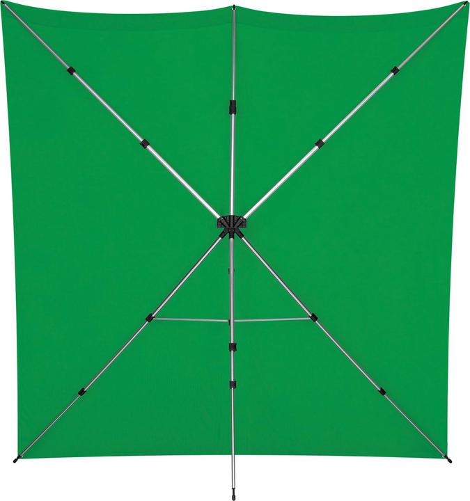 Produktbild Westcott X-Drop Pro - Green Screen (8' x 8') Kit Chroma-Key Green Backdrop Kit, 2.4x2.4m (240 cm, 800 cm)