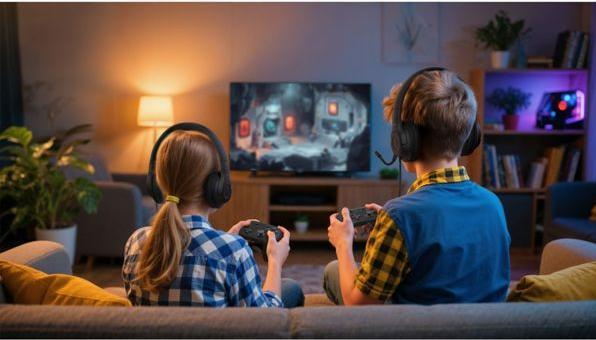 Immagine prodotto Belkin Gaming On-Ear Kopfhörer für Kinder mit Kabel ENA011hqBK