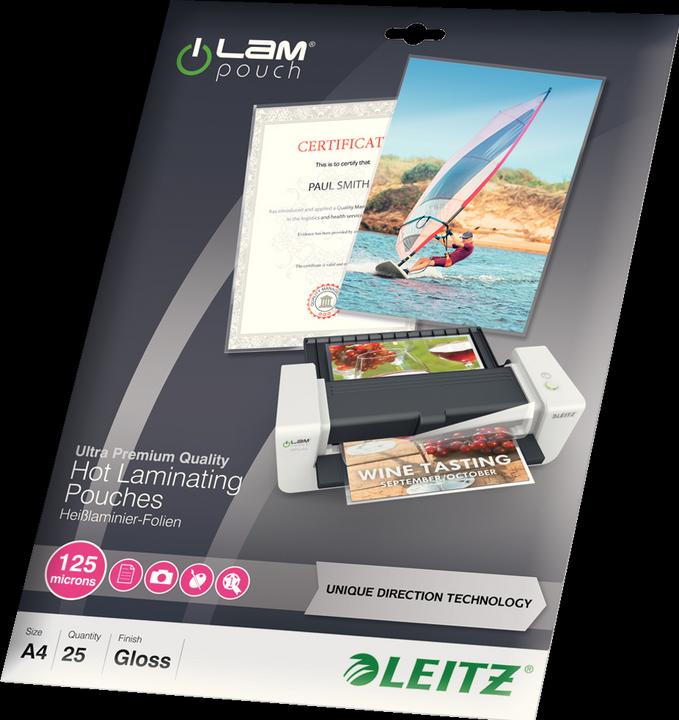 Image du produit Leitz Film de plastification (A4, 25 pièce(s), 125 µm)