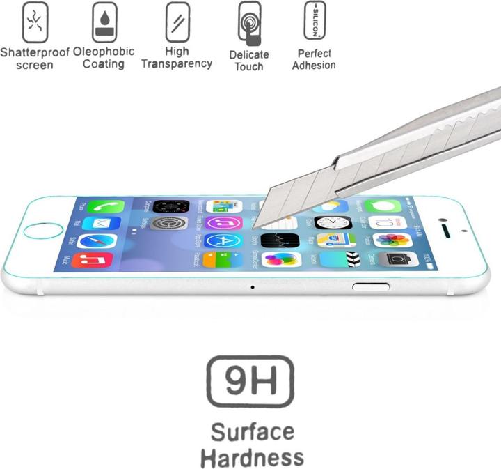 Image du produit Nalia Verre de protection (1 pièce(s), Apple iPhone 6 Plus, Apple iPhone 6s Plus)