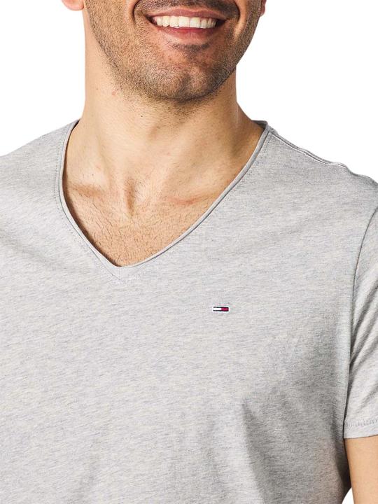 Actual product image Tommy Hilfiger Slim Jaspe V Neck light grey (XXL)