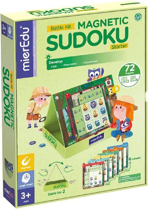 Image du produit mierEdu Jeu - Kit de bataille magnétique Sudoku (starter) - (ME332) (Allemand, Anglais, Français, Italien)