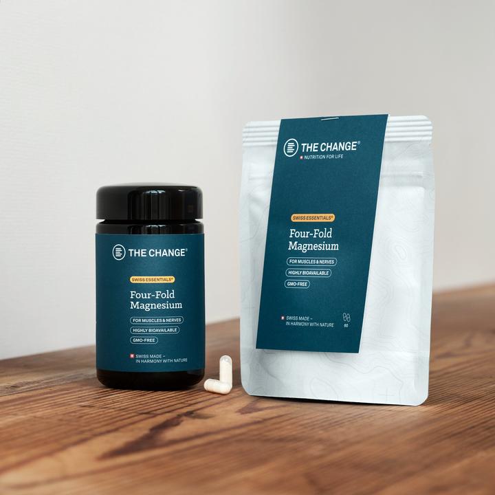 Image du produit BE THE CHANGE Magnésium à quatre plis (60 pièce(s), Capsules, 40 g)