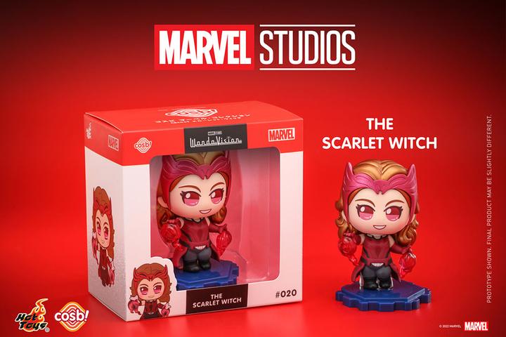 Actual product image Hot Toys WandaVision figurine Cosbi Scarlet Witch 8 cm