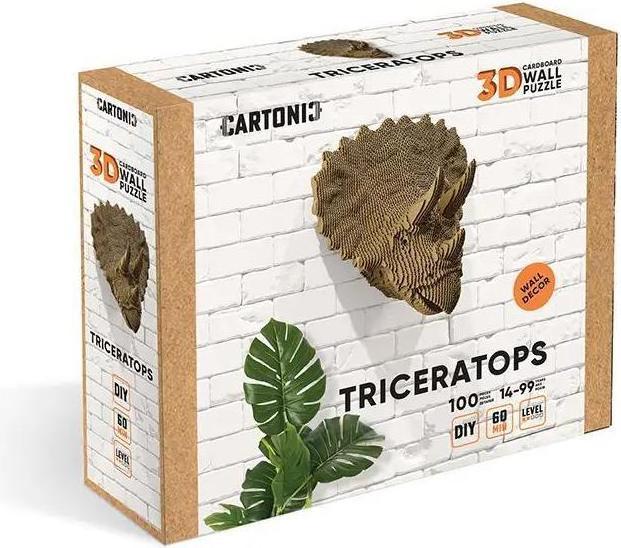 Image du produit Cartonic Triceratops - Modèle 3D en carton