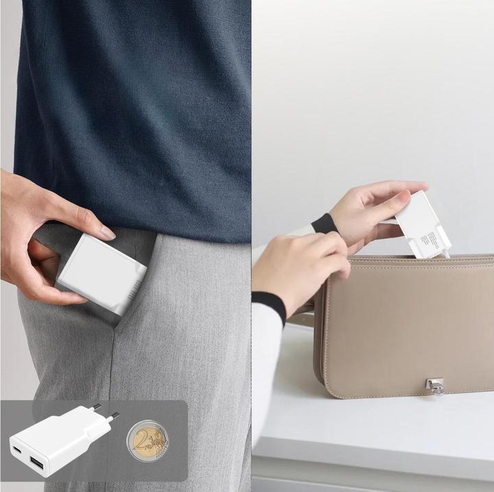 Actual product image 4smarts Power charger PDPlug Slim Duos 30W GaN 1C+1A (30 W)