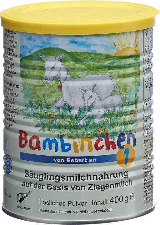 Produktbild Bambinchen Anfangsmilch Ziegenmilch (400 g, ab Geburt)