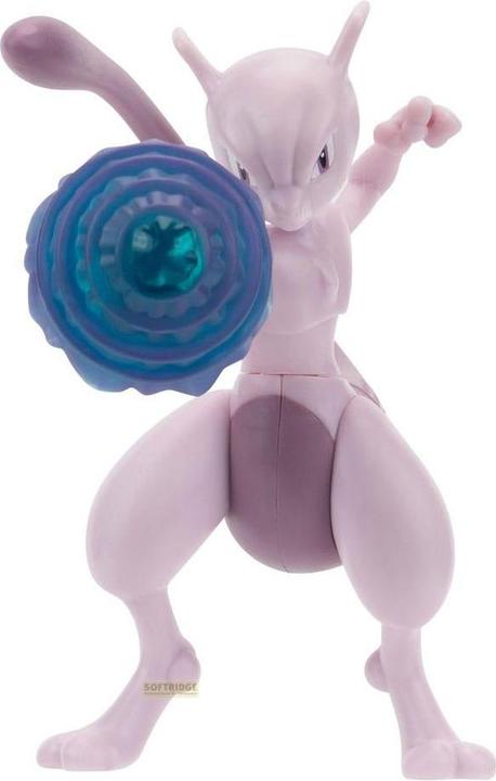 Produktbild Jazwares Pokémon Battle Feature Figur Mewtu 10 cm