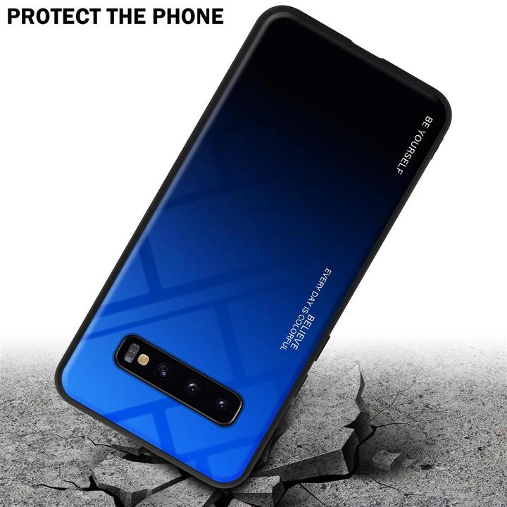 Productafbeelding Cadorabo TPU 2 kleuren glasdekking (Samsung Galaxy S10+)