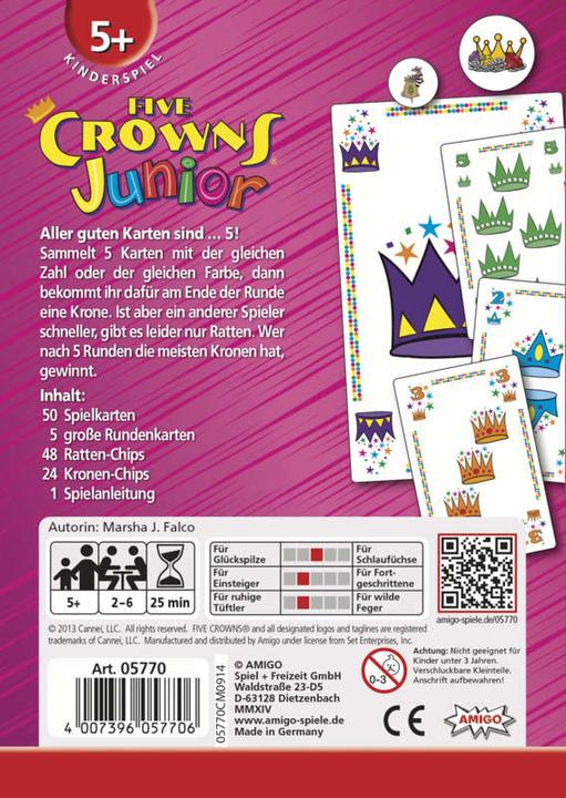 Produktbild Amigo Five Crowns Junior (Deutsch)
