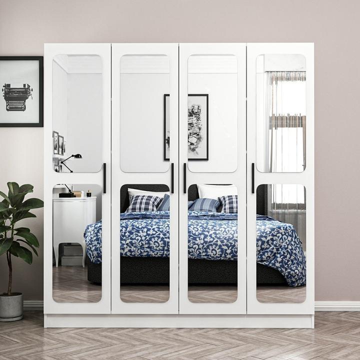 Immagine prodotto Skye Decor Kale Mirror Four Door Wardrobe