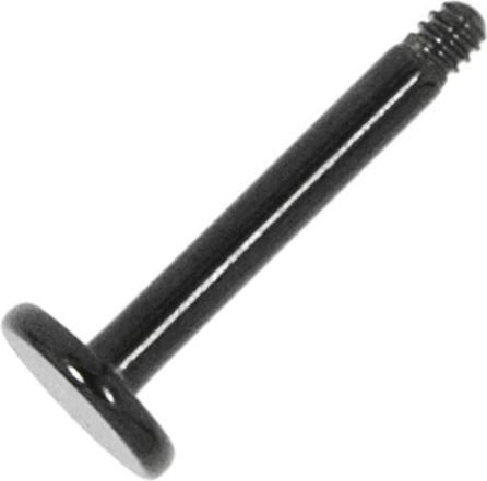 Actual product image Bijouteria Pin (Surgical steel 316L, PVD coating (black))