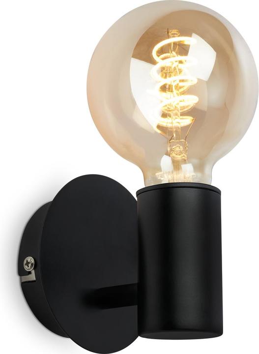 Immagine prodotto Briloner Lampada da parete per bagno, nera, 1xE27/max. 10W escl. (0 lm)
