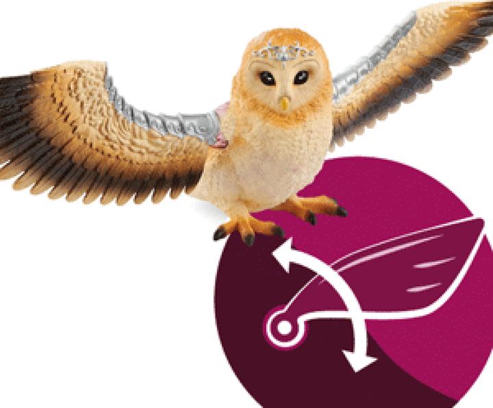 Produktbild Schleich Elfe auf Glitzer-Eule