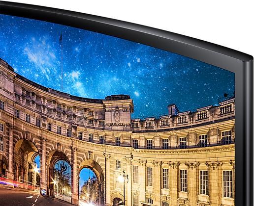 Produktbild Samsung C27F390FHR - LED monitor - curved - 27" 27" viewable - 1920 x 1080 Full HD 1080p (1920 x 1080 Pixel, 27")