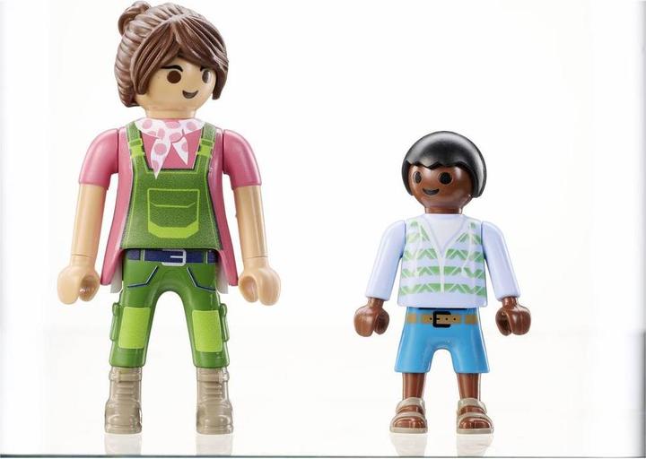 Produktbild Playmobil 71803 Bäuerin mit Kind und Kalb (71803)