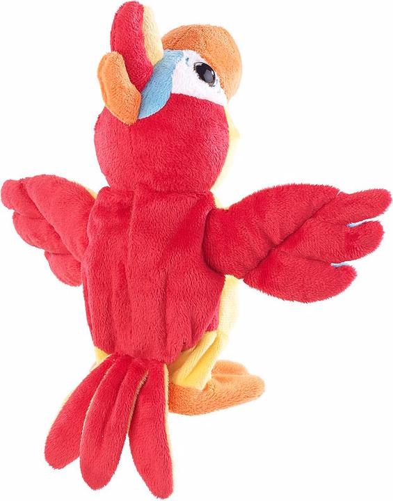 Produktbild Playtastic 2er-Set sprechende Plüsch-Papageien mit Mikrofon, sprechen nach, 22 cm (25 cm)