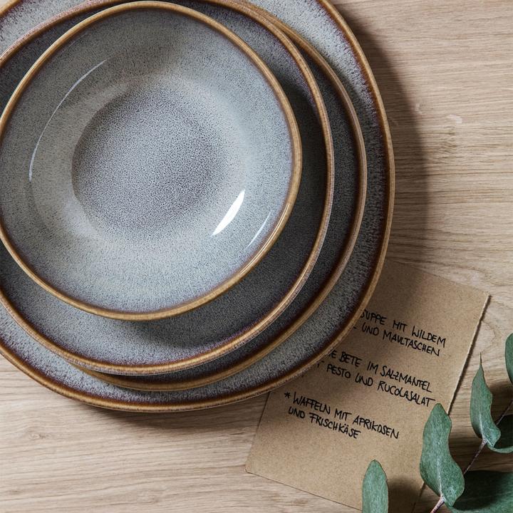 Actual product image Like. by Villeroy & Boch like Villeroy & Boch Lave beige breakfast set 18pcs (18 Piece)