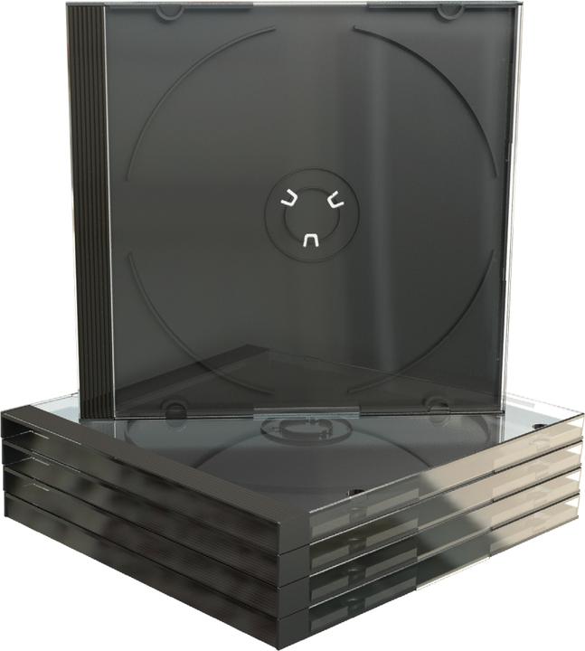 Productafbeelding MediaRange Blanco CD-hoesje voor 1 schijfje zwart