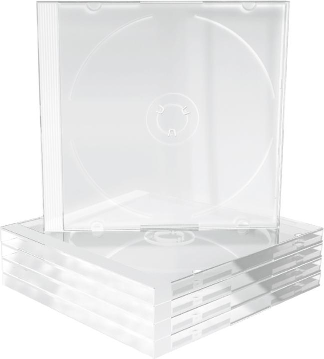 Actual product image MediaRange Blank CD case for 1 disc transparent tray