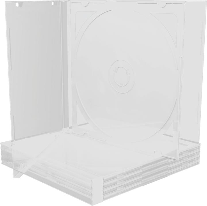 Image du produit MediaRange Pochette vide CD pour 2 disques Tray transparent