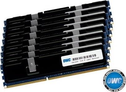 Produktbild OWC 128.0GB Memory Upgrade Kit 8 x 16.0GB PC10600 DDR3 ECC 1333MHz 240 Pin (8 x 16GB, 1333 MHz, DDR3-RAM, DIMM)