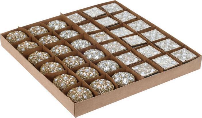 Produktbild Box 4x3cm Gold, 36er-Set (4 x 3 cm)