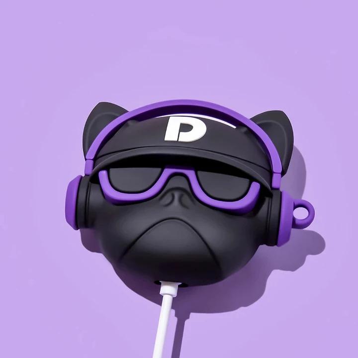 Produktbild PhoneLook Hülle Hip-Hop-Bulldoggen-Sonnenbrille Headset t (Kopfhörer Tasche)