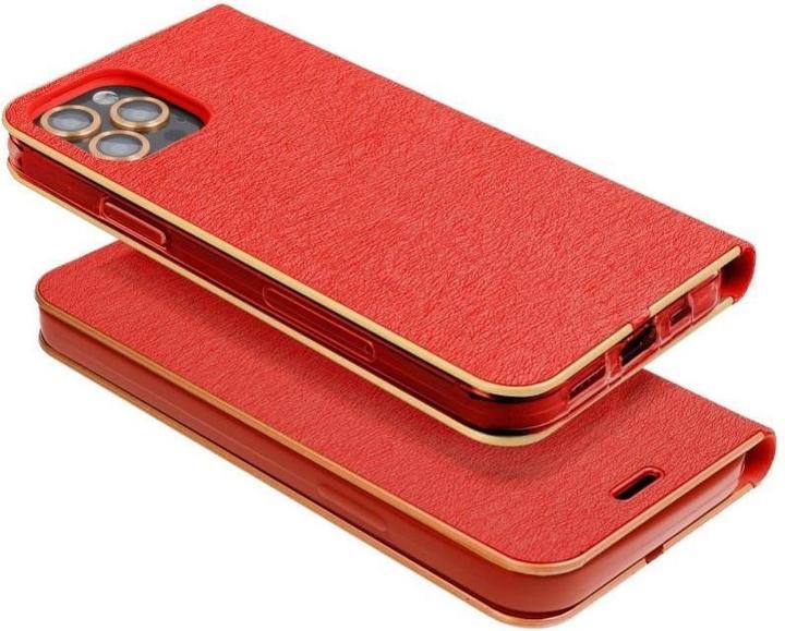 Image du produit Partner Telecom Book case OEM LUNA Book Gold for HUAWEI P Smart 2019 red (Huawei P Smart+ (2019))