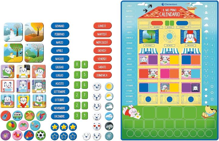 Actual product image Clementoni First Magnetic Calendar