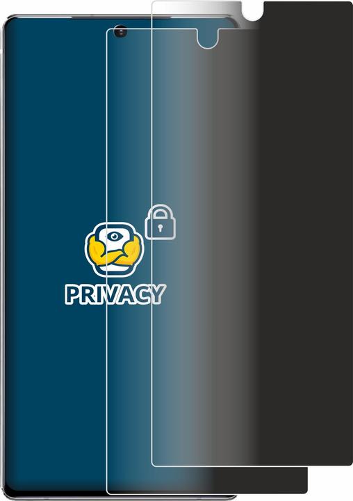 Productafbeelding BROTECT Anti-spionnetje privacyfolie Beschermfolie tegen blauw licht (2 Stuk, Samsung Galaxy Note 20)