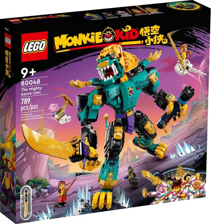 Actual product image LEGO Monkie Kid The Mighty Azure Lion (80048, LEGO Monkie Kid)