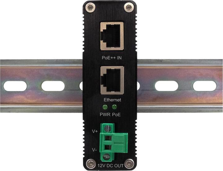 Actual product image Exsys Industrial PoE++ Gigabit Splitter 36W (PoE Splitter)